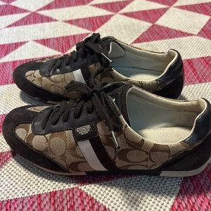 Coach Joss Suede Accent Tennis Shoes 9.5